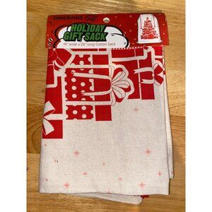 Geeknet Holiday Christmas Reusable Cotton Gift Bag Sack 18” X 26” GameStop